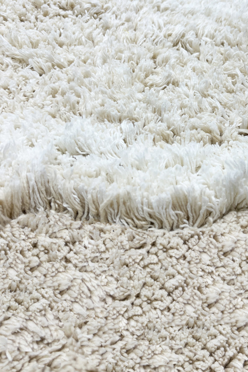 washable animal cotton rug / bunny