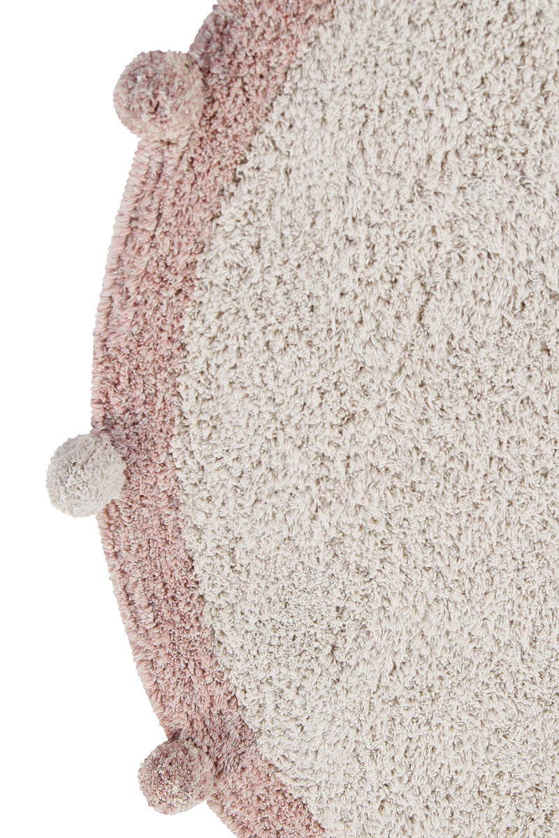 washable rug bubbly / natural - vintage nude