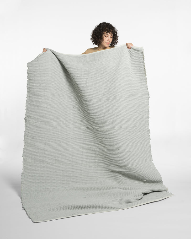 hand-loomed rug / sea