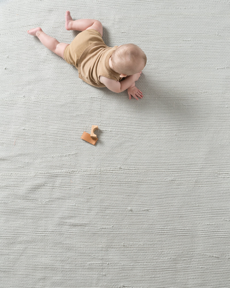 hand-loomed rug / sea