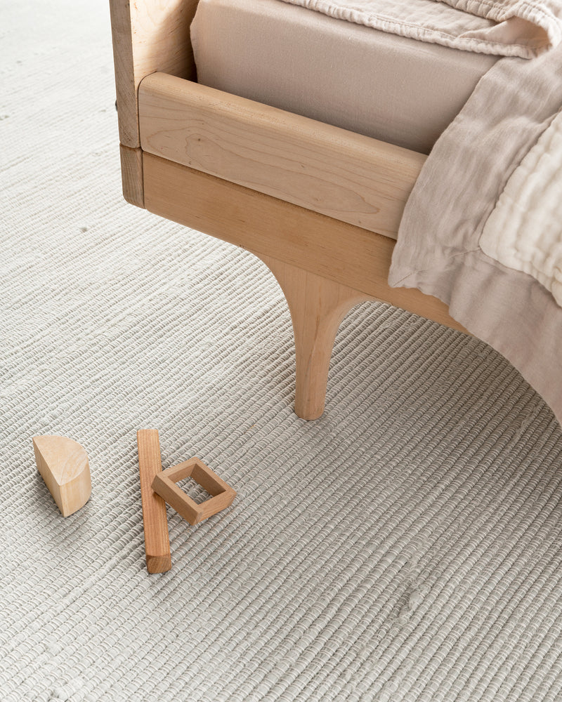 hand-loomed rug / sea