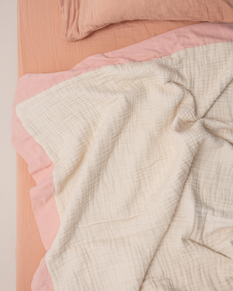 trimmed bed blanket (9 colors, 2 sizes)