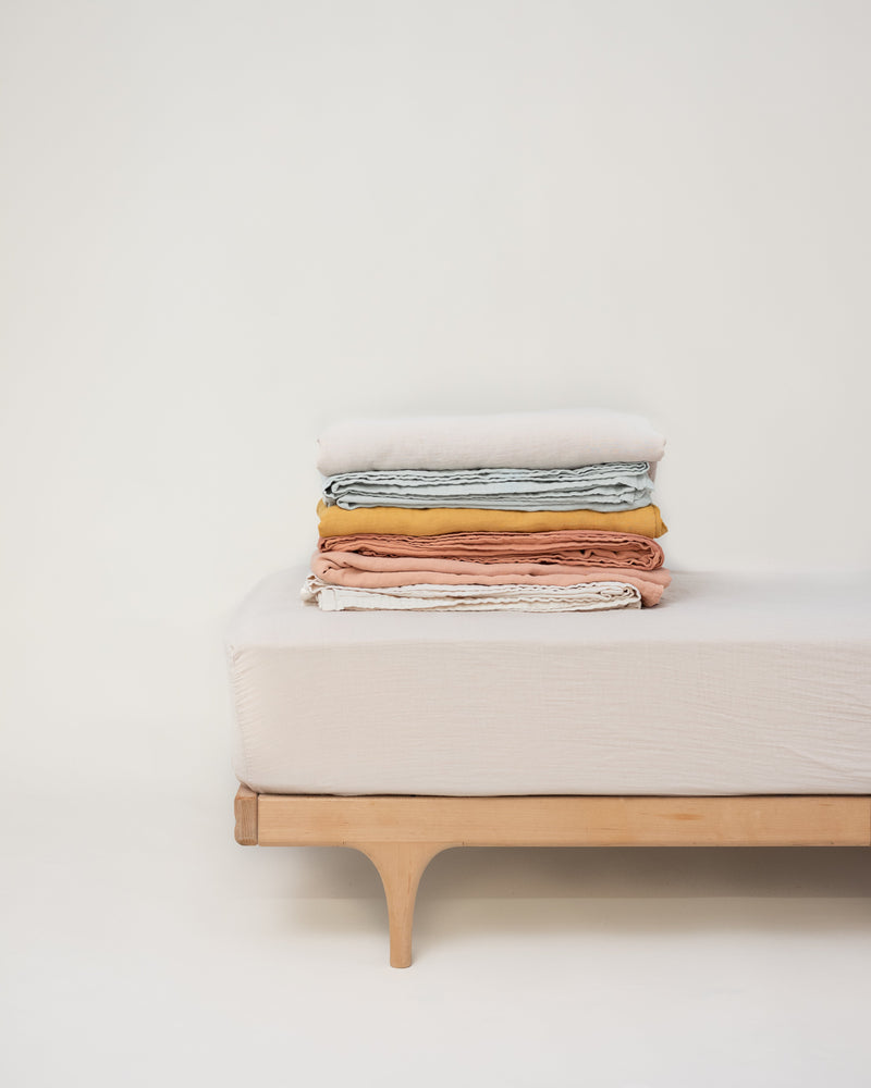 flat sheet / 2-layer gauze (5 sizes) / root