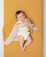 discontinued colors - fitted crib sheet / 2-layer gauze (3 colors)