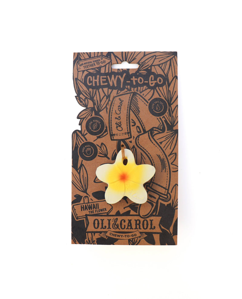 hawaii the flower mini baby teether