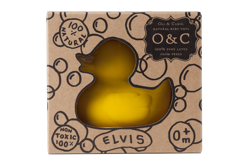 elvis the duck bath toy / yellow