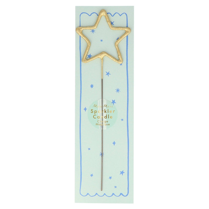 gold sparkler candle