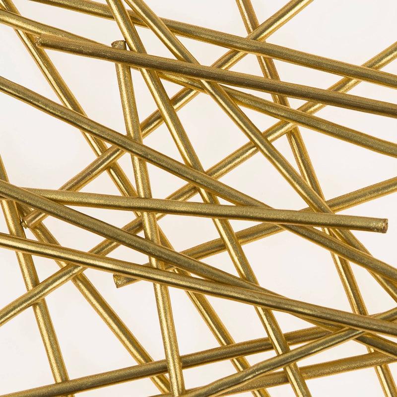 super skinny gold candles