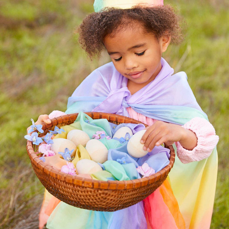 soft rainbow playsilk