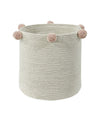 storage basket / bubbly natural - nude