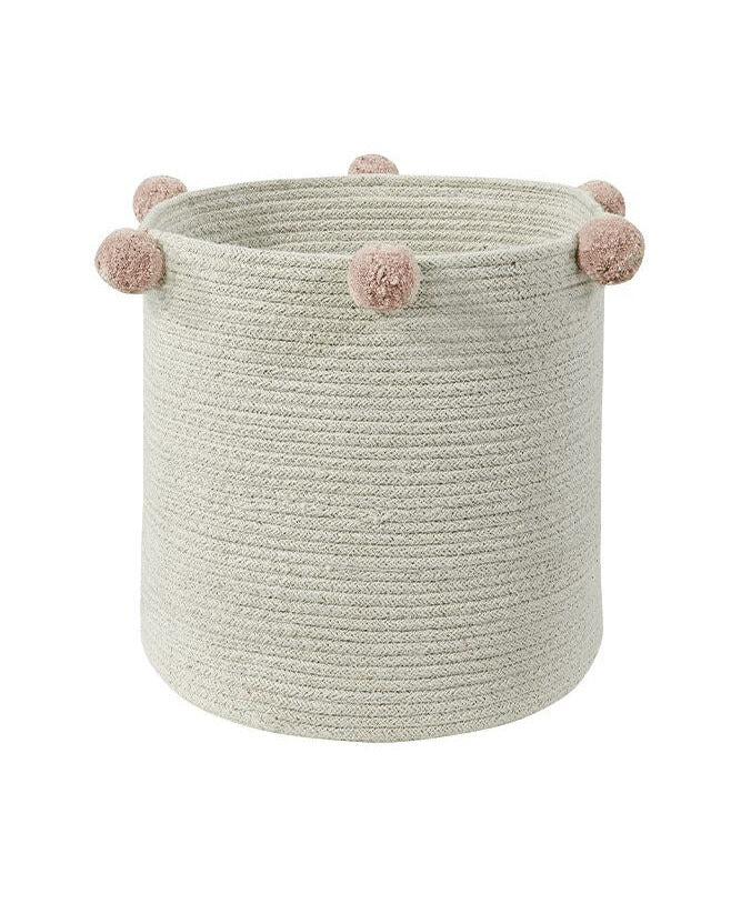storage basket / bubbly natural - nude