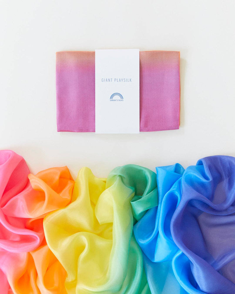 giant enchanted playsilk / rainbow