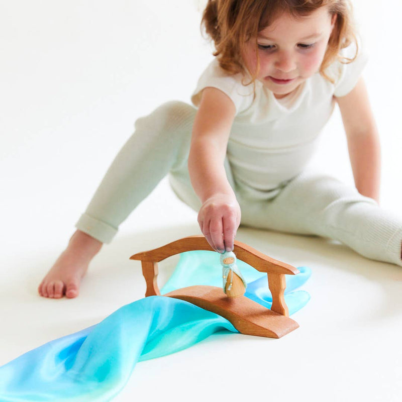 mini enchanted playsilk / sea