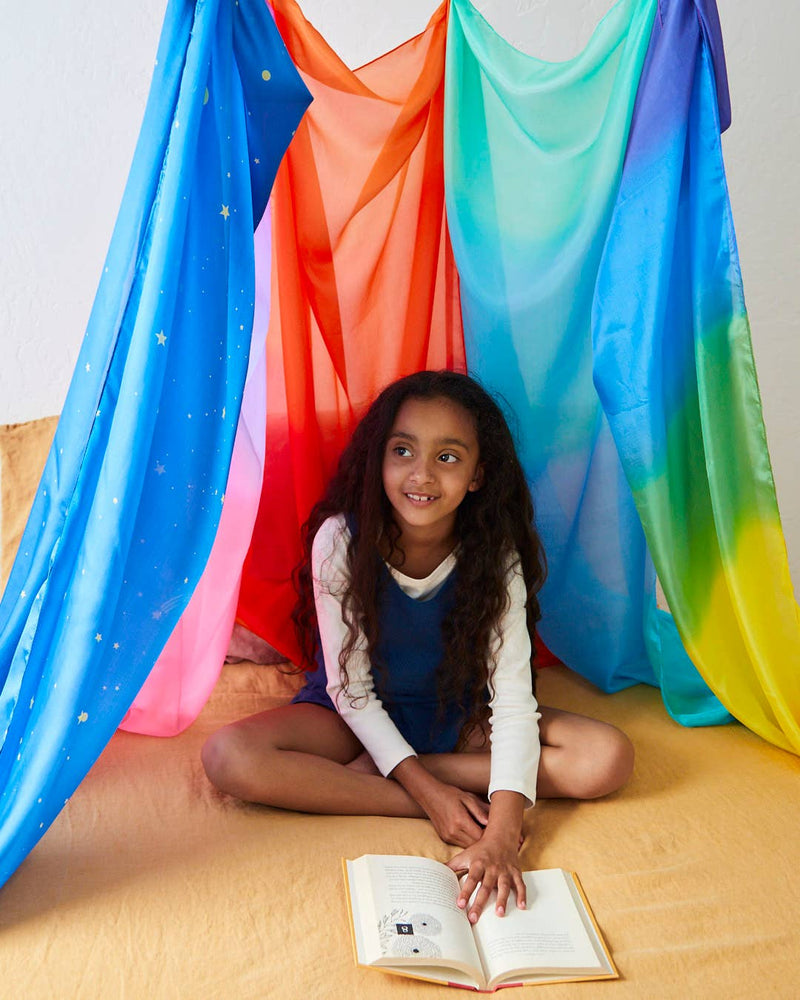 giant enchanted playsilk / rainbow