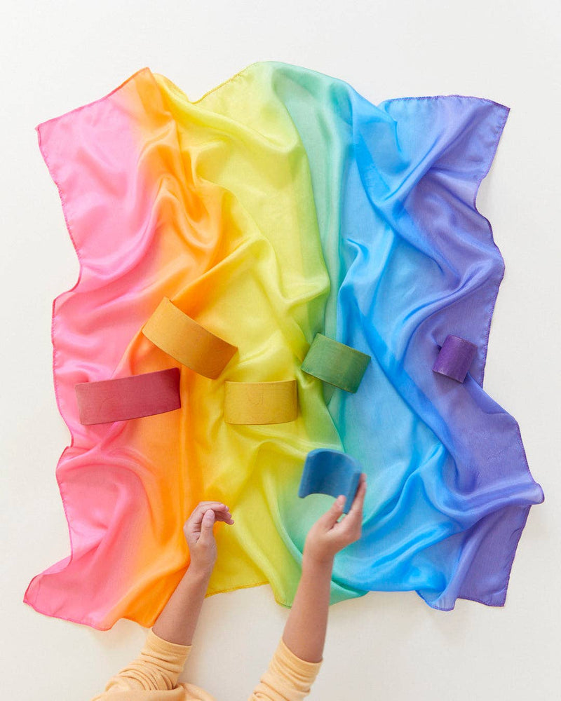 enchanted playsilk / rainbow
