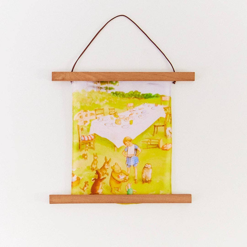 mini wooden art/playsilk hanger