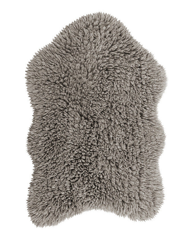 woolable rug / woolly sheep gray