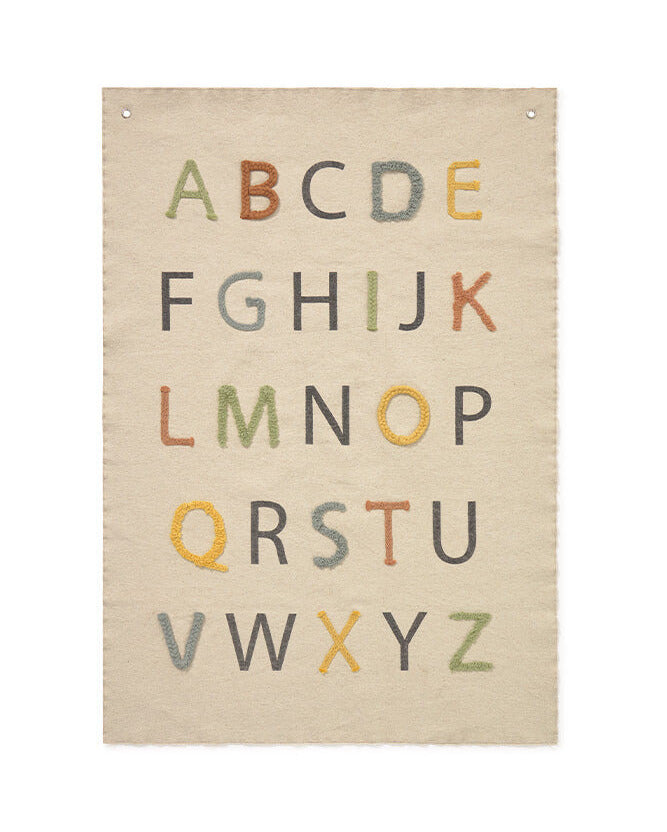 wall hanging / abc