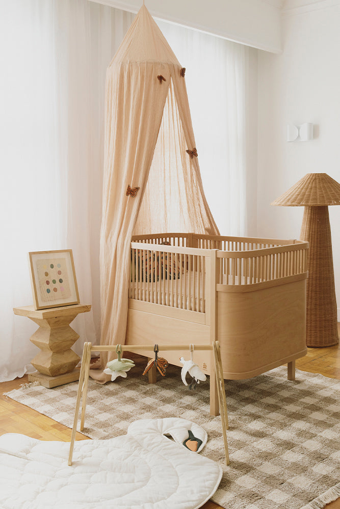 washable rug vichy / matcha