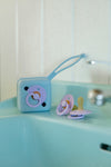 pacifier case / dusty blue