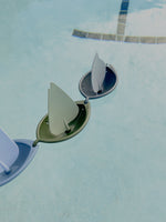 sailboats / blue mix