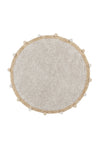 washable rug bubbly / natural - honey