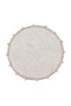 washable rug bubbly / natural - vintage nude