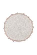 washable rug bubbly / natural - vintage nude