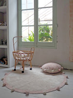 washable rug bubbly / natural - vintage nude