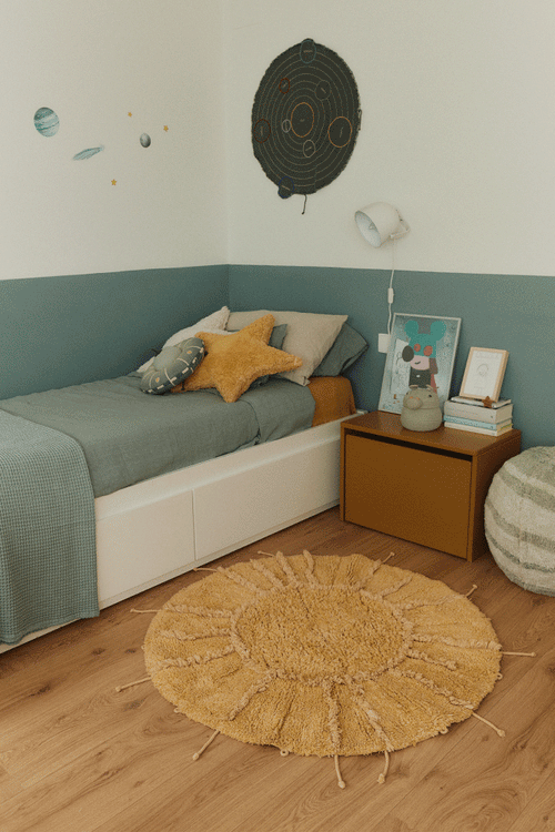 washable rug solar multishape