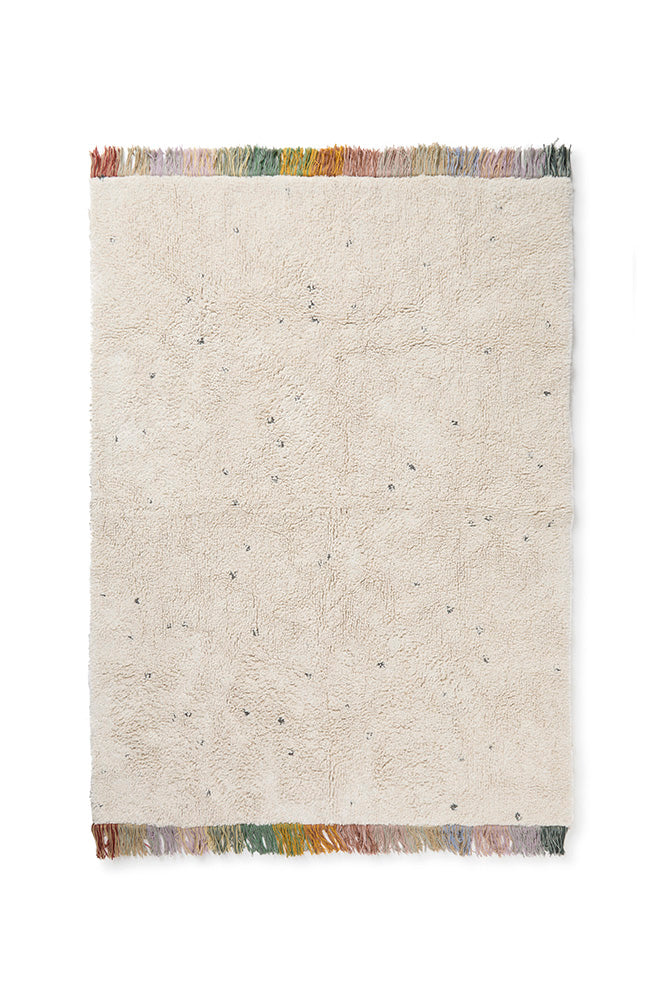 washable area rug / stardust
