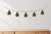 christmas tree gold foil garland