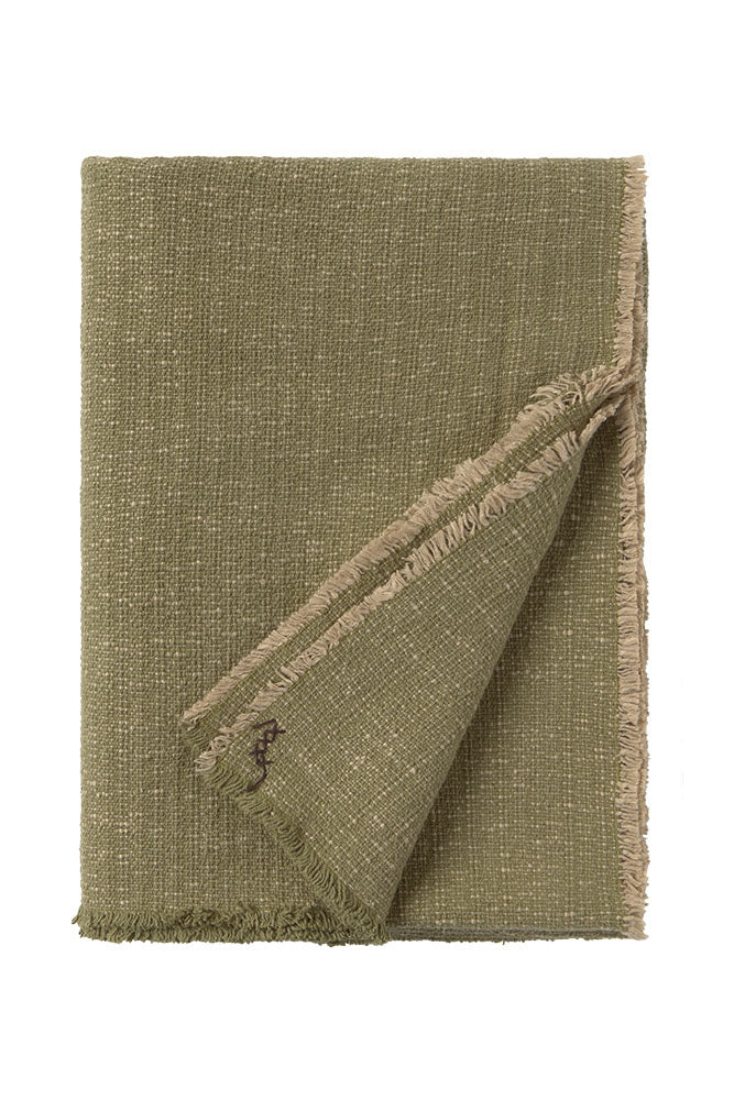 handloom throw / khaki