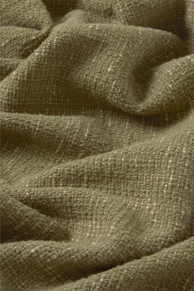 handloom throw / khaki