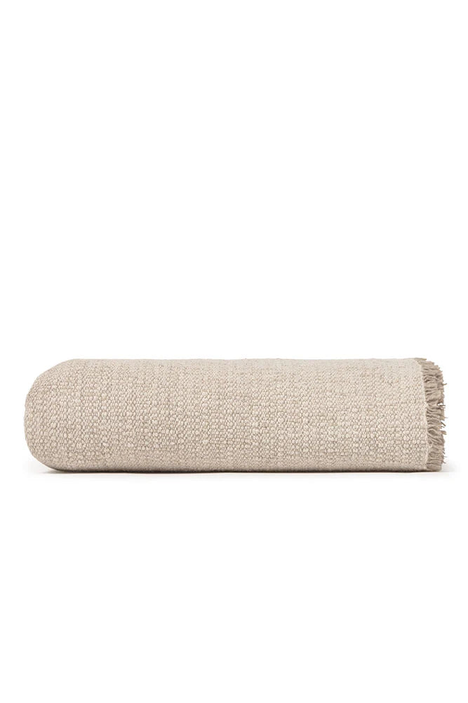 handloom throw / natural