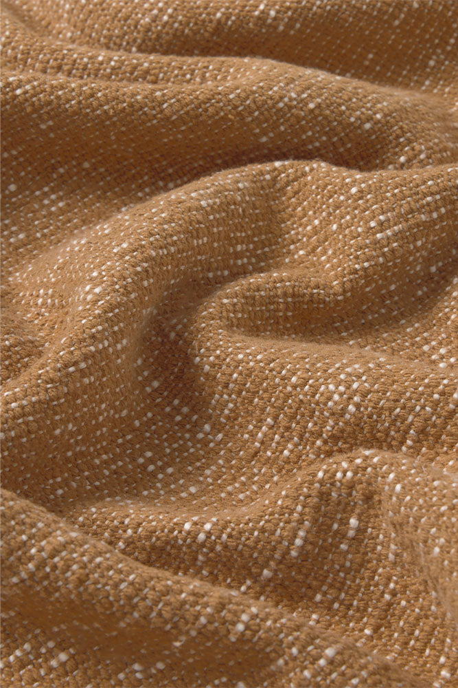 handloom throw / ochre