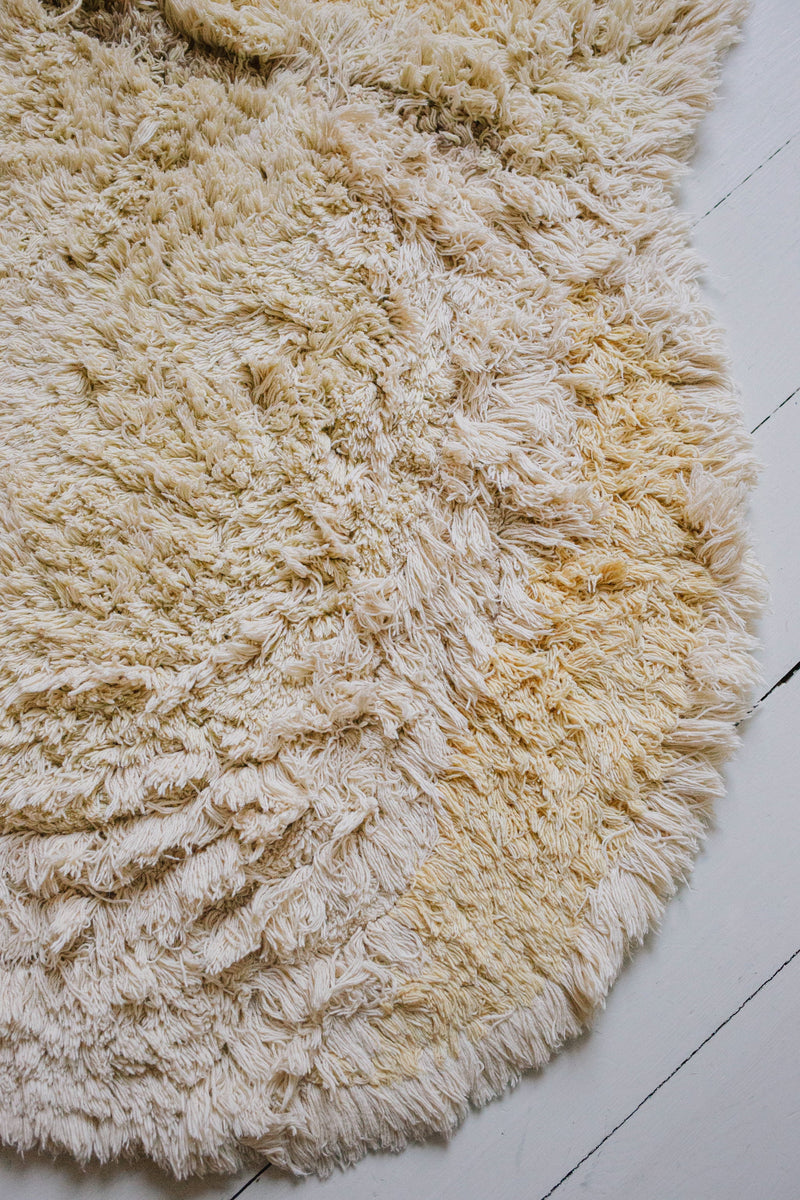 washable animal cotton rug / ducky