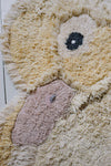 washable animal cotton rug / ducky