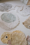 washable animal cotton rug / ducky