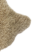 woolable rug / woolly sheep beige