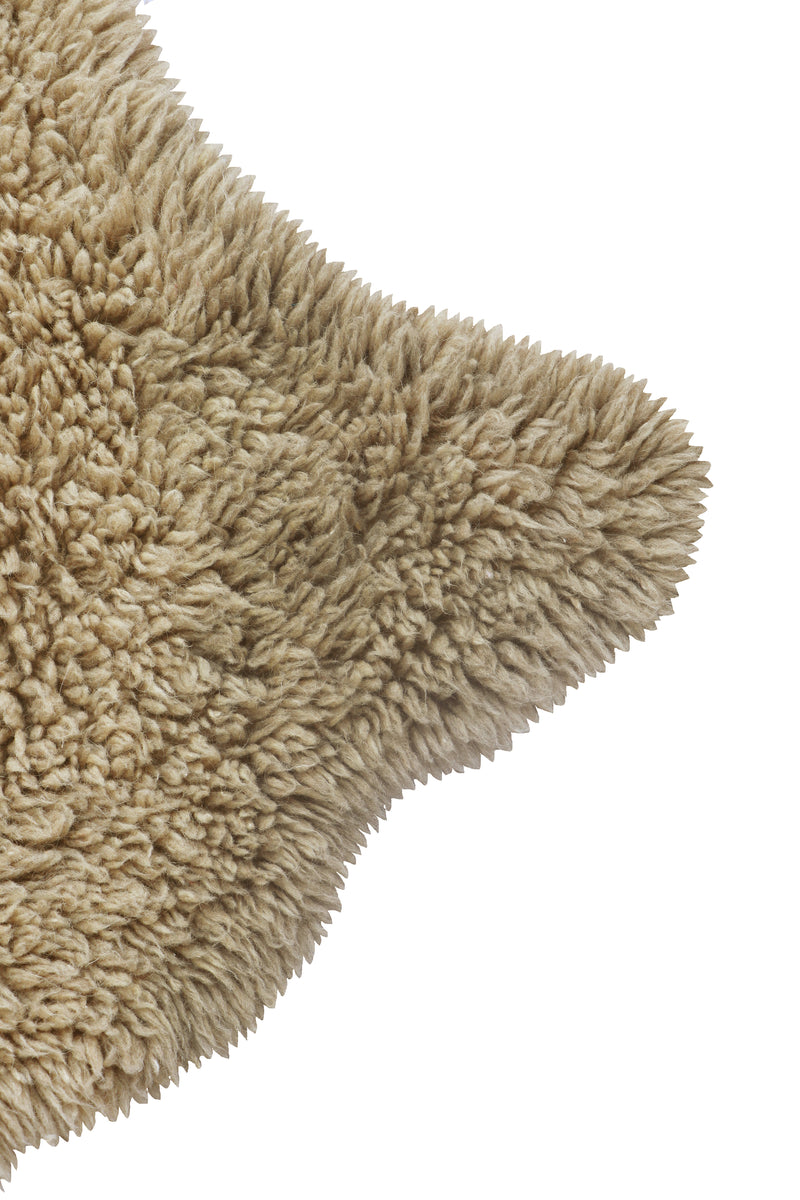 woolable rug / woolly sheep beige