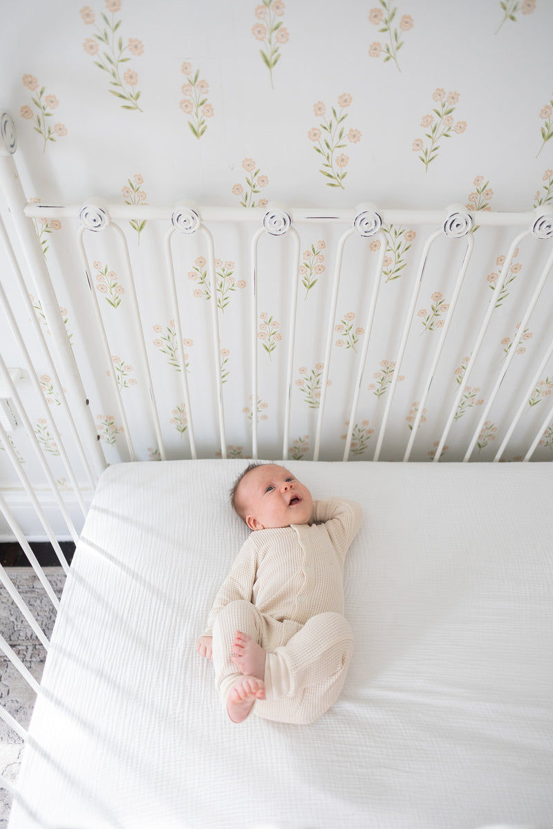 fitted crib/toddler sheet / 2-layer gauze