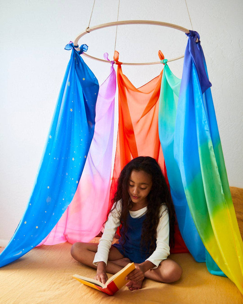 giant enchanted playsilk / rainbow