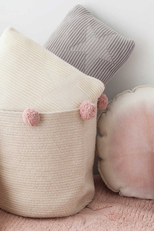 storage basket / bubbly natural - nude