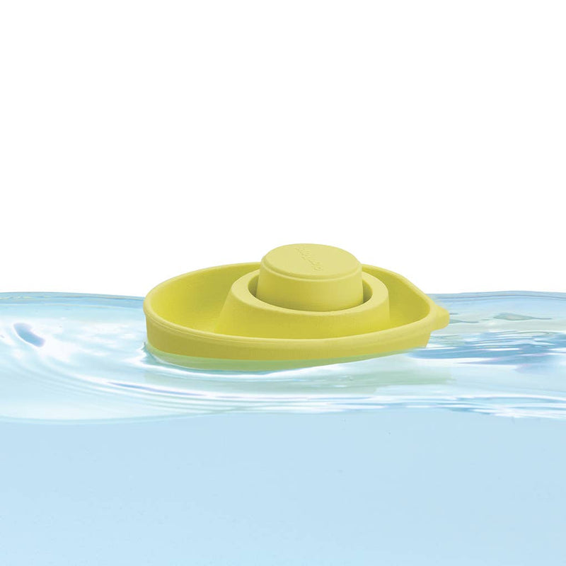 rubber convertible boat / pastel green
