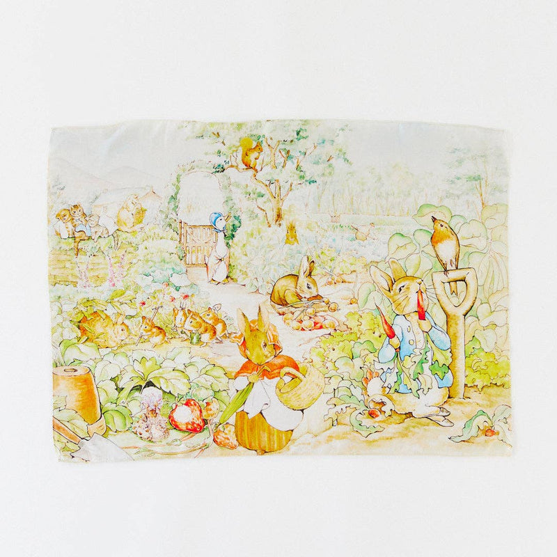 rabbit garden seek & find playsilk
