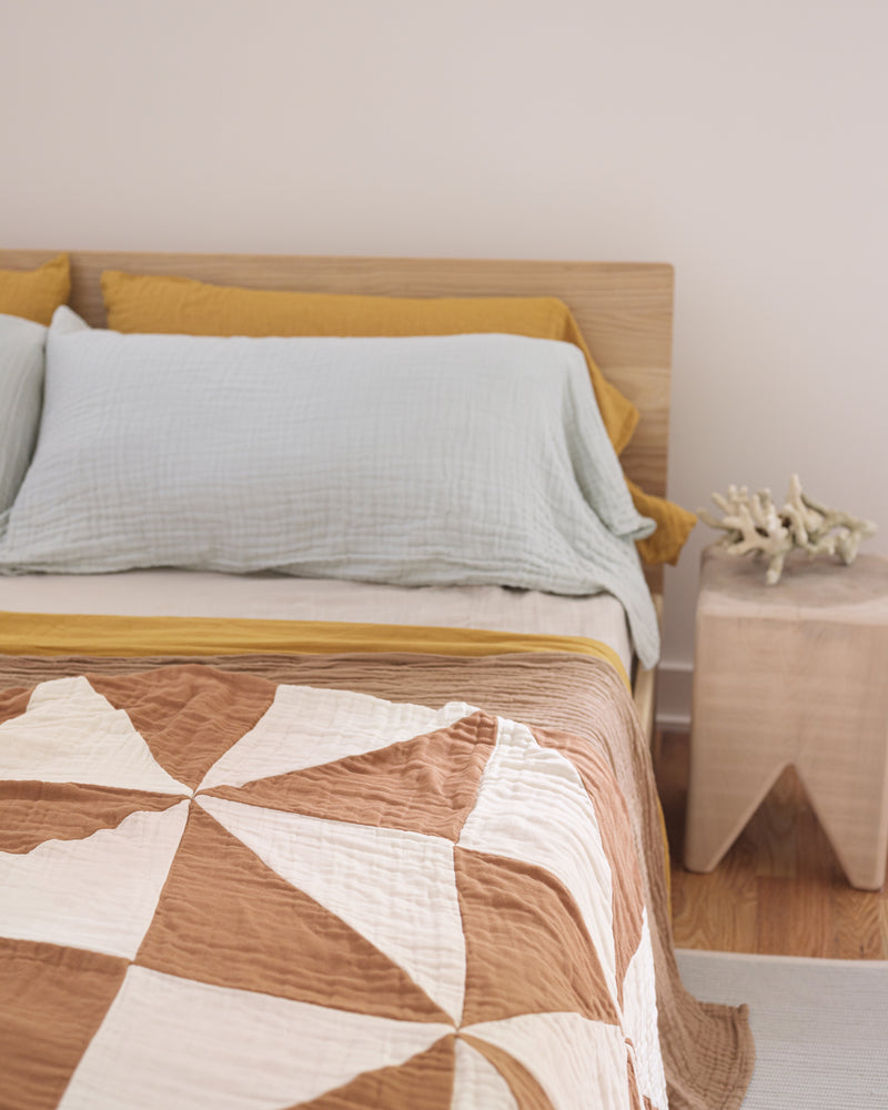 the heirloom collection / limited edition / pinwheel bed blanket (3 colors) - ships in 6 weeks