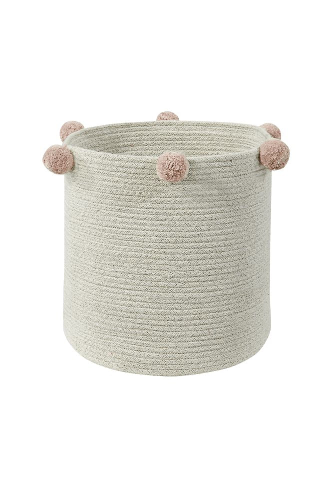 storage basket / bubbly natural - nude
