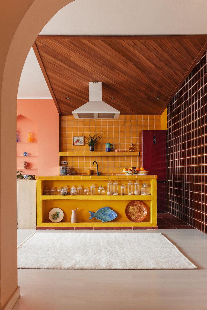 wool area rug / natural (undyed)