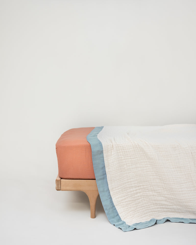 trimmed bed blanket (9 colors, 2 sizes)